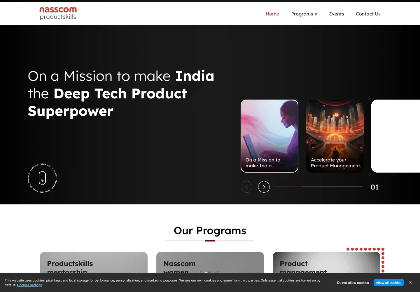 NASSCOM — Figma prototype preview