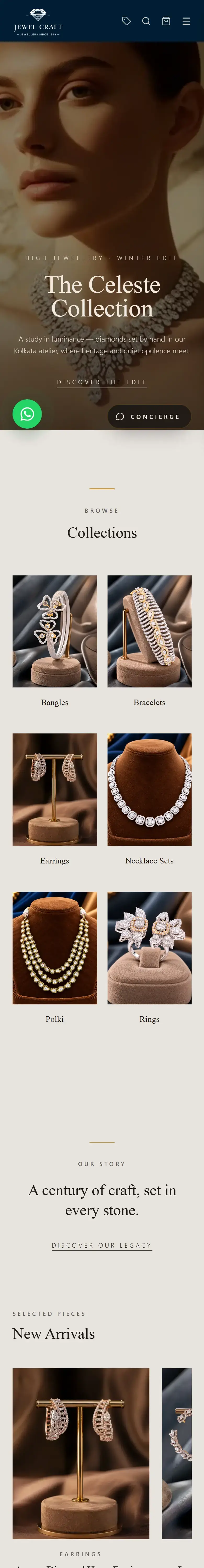 Jewel Craft — mobile view